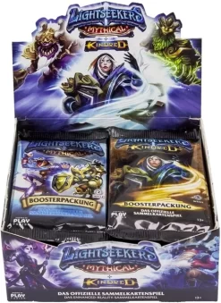 Tomy Lightseekers Mythical + Kindred 24x Booster Im Display Sammelkartenspiel PF82019