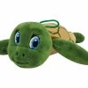 Schildkröte Grün Mit Aufgestickten Augen Und Loop 15cm Plüsch Kuscheltier (2750)