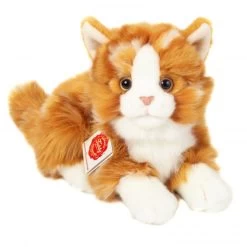 Teddy Hermann 91837 Katze Liegend Rot Getigert 20cm Plüsch Kuscheltier
