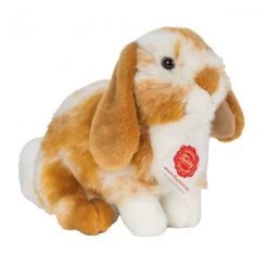 Teddy Hermann 93723 Hase Sitzend Hellbraun/weiß Gescheckt 20cm Kuscheltier