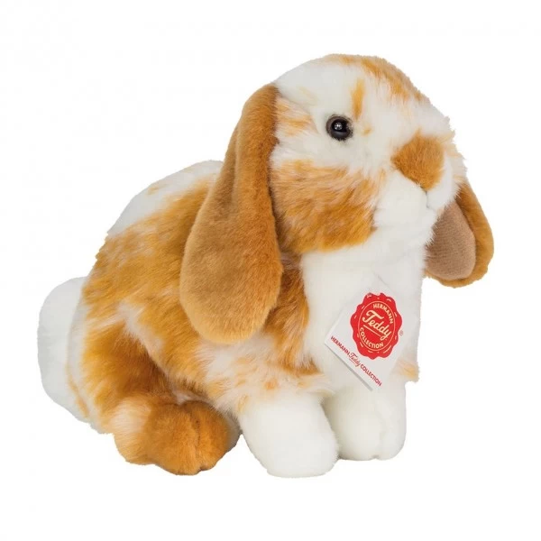Teddy Hermann 93723 Hase Sitzend Hellbraun/weiß Gescheckt 20cm Kuscheltier 1 Teddy Hermann 93723 Hase Sitzend Hellbraun/weiß Gescheckt 20cm Kuscheltier