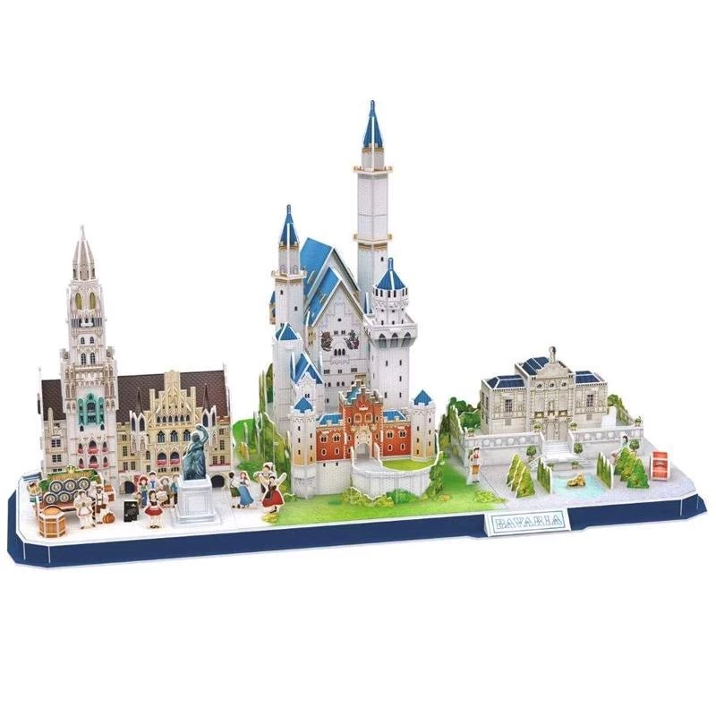 Revell 3D Puzzle Bavarian Skyline Bayern 178 Teile 00143 2 Revell 3D Puzzle Bavarian Skyline Bayern 178 Teile 00143 – Bild 2