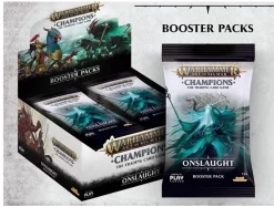 Games Workshop Warhammer Age Of Sigmar ONSLAUGHT 24x Booster Pack Sammelkarten (EN) W82547