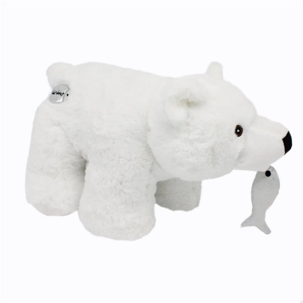 Grupo Moya 13803 Polarbär Eisbär Mit Silbernem Fisch 42cm Stehend Plüsch 1 Grupo Moya 13803 Polarbär Eisbär Mit Silbernem Fisch 42cm Stehend Plüsch