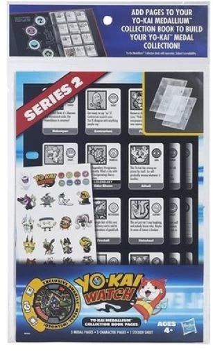 Hasbro Yo-Kai Watch Medaillium SammelbuchSeiten Serie 2 B6046 + Exklusiver Medaille 1 Hasbro Yo-Kai Watch Medaillium SammelbuchSeiten Serie 2 B6046 + Exklusiver Medaille